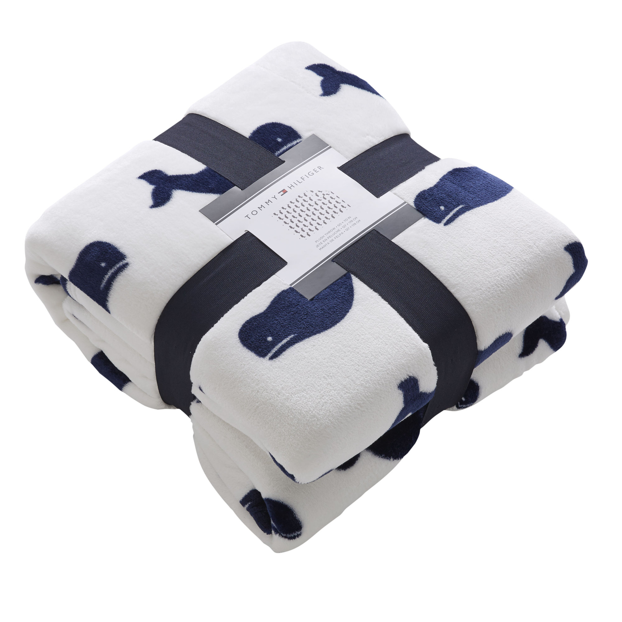 Tommy Hilfiger Printed Plush Throw & Reviews Wayfair