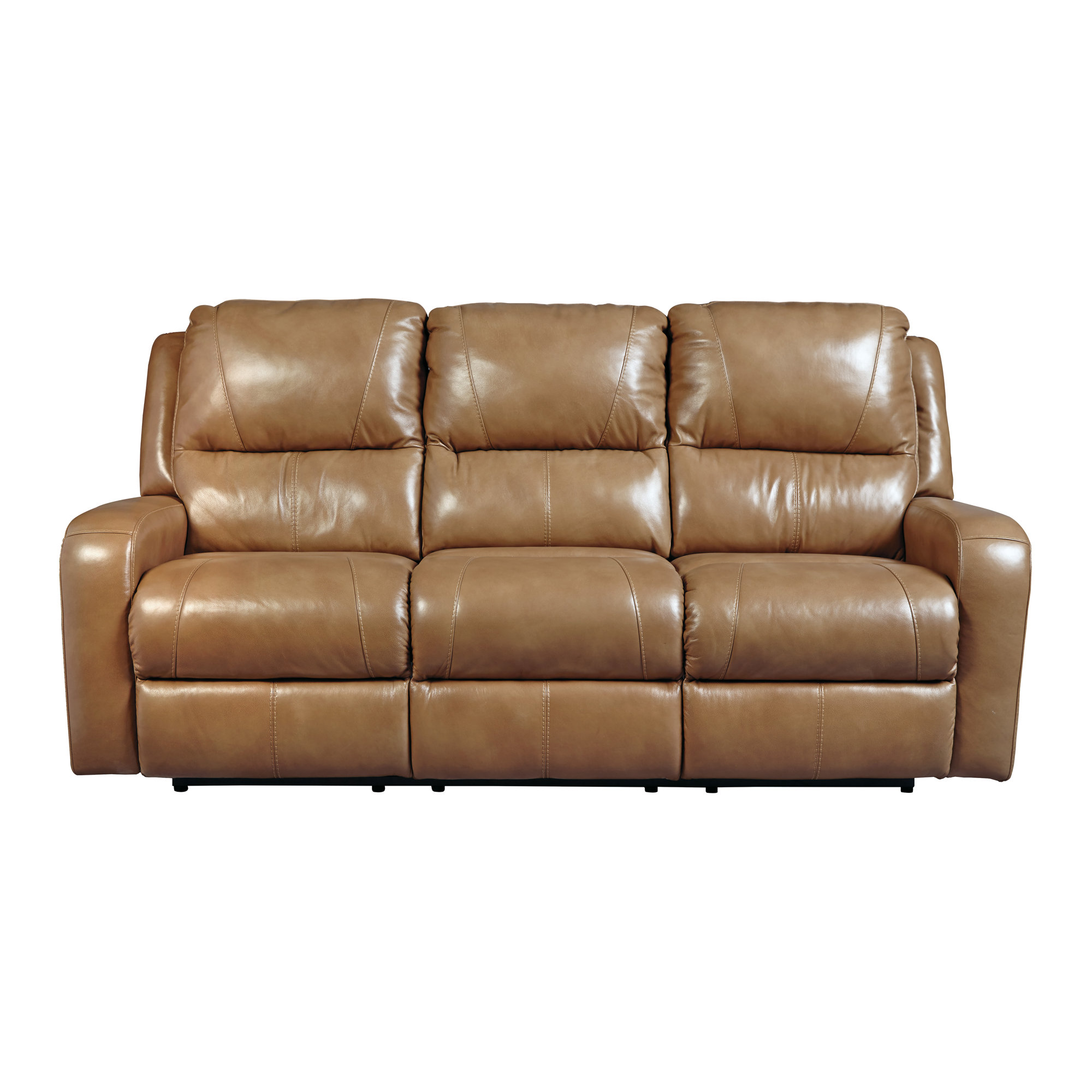Andover Mills Clevenger Leather Reclining Sofa & Reviews