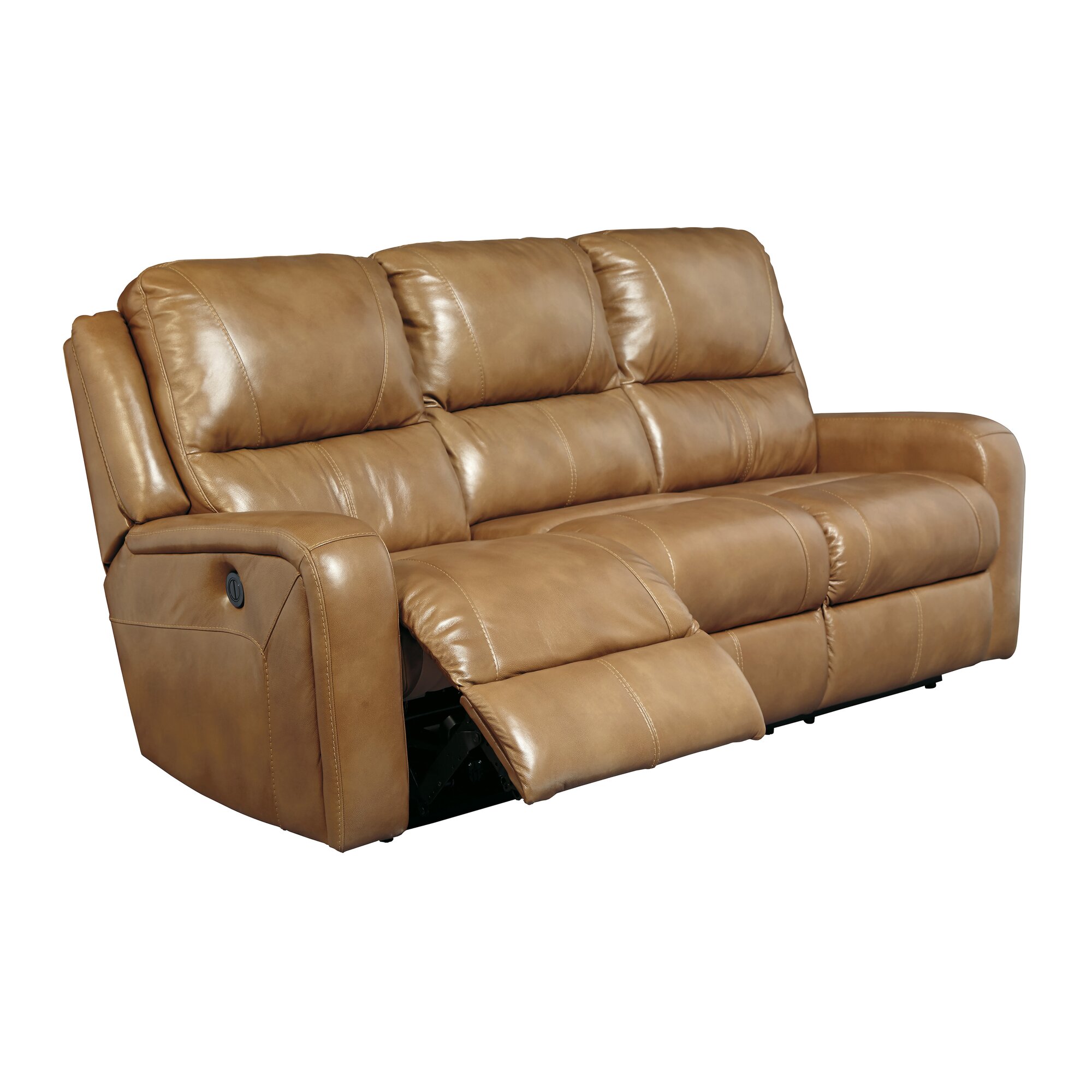 Andover Mills Clevenger Leather Reclining Sofa & Reviews