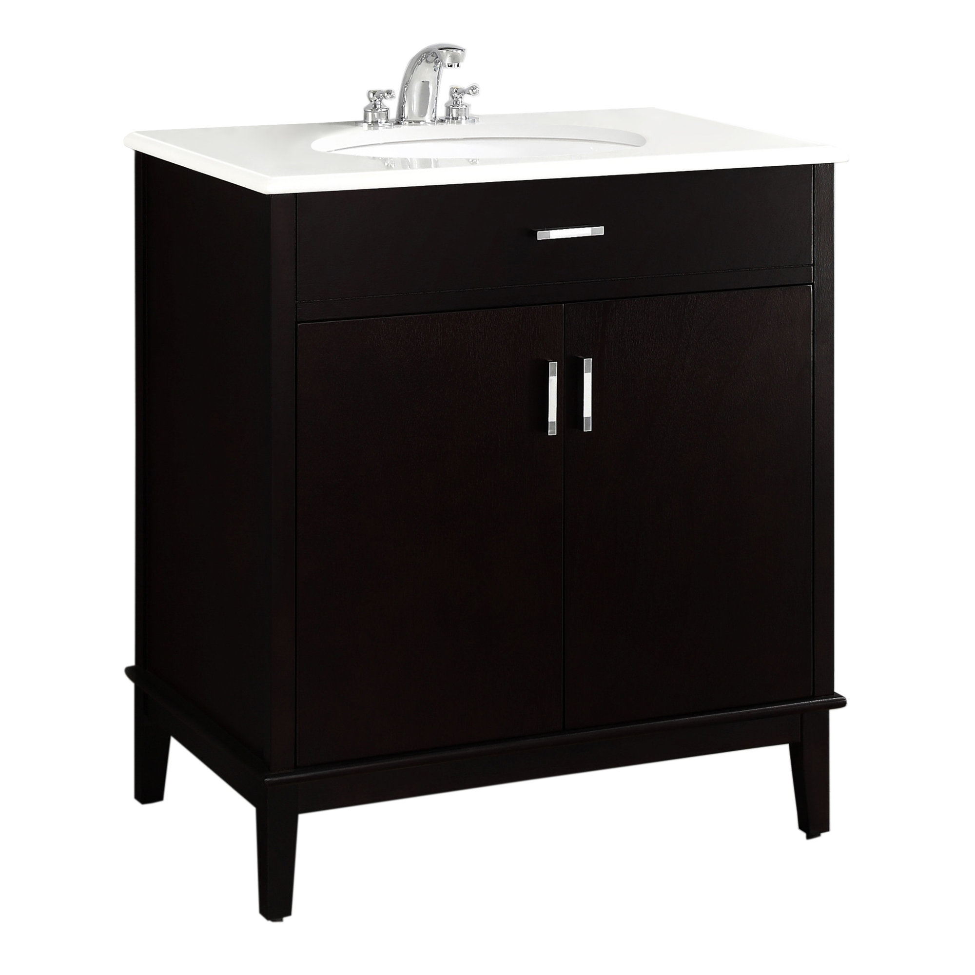 Simpli Home Urban Loft 31" Single Bathroom Vanity Set & Reviews Wayfair