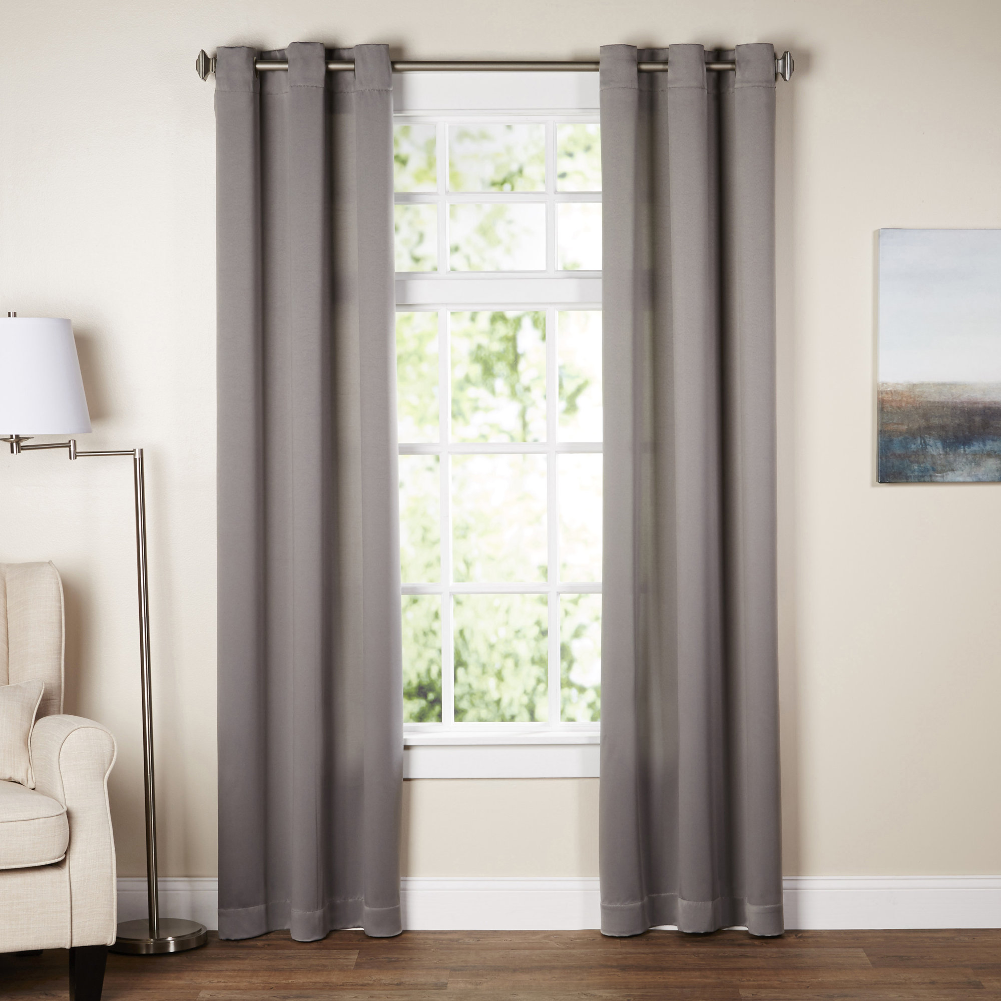 Wayfair Basics™ Wayfair Basics Solid Blackout Curtain Panels & Reviews