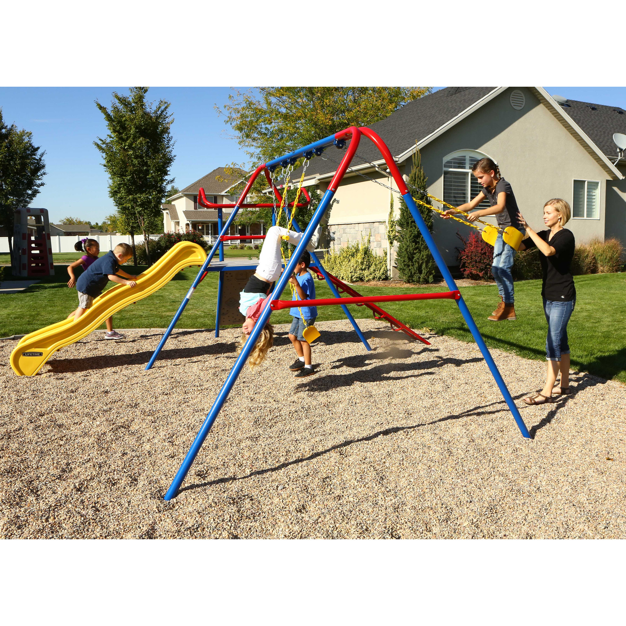 Lifetime Climb and Slide Swing Set Wayfair.ca