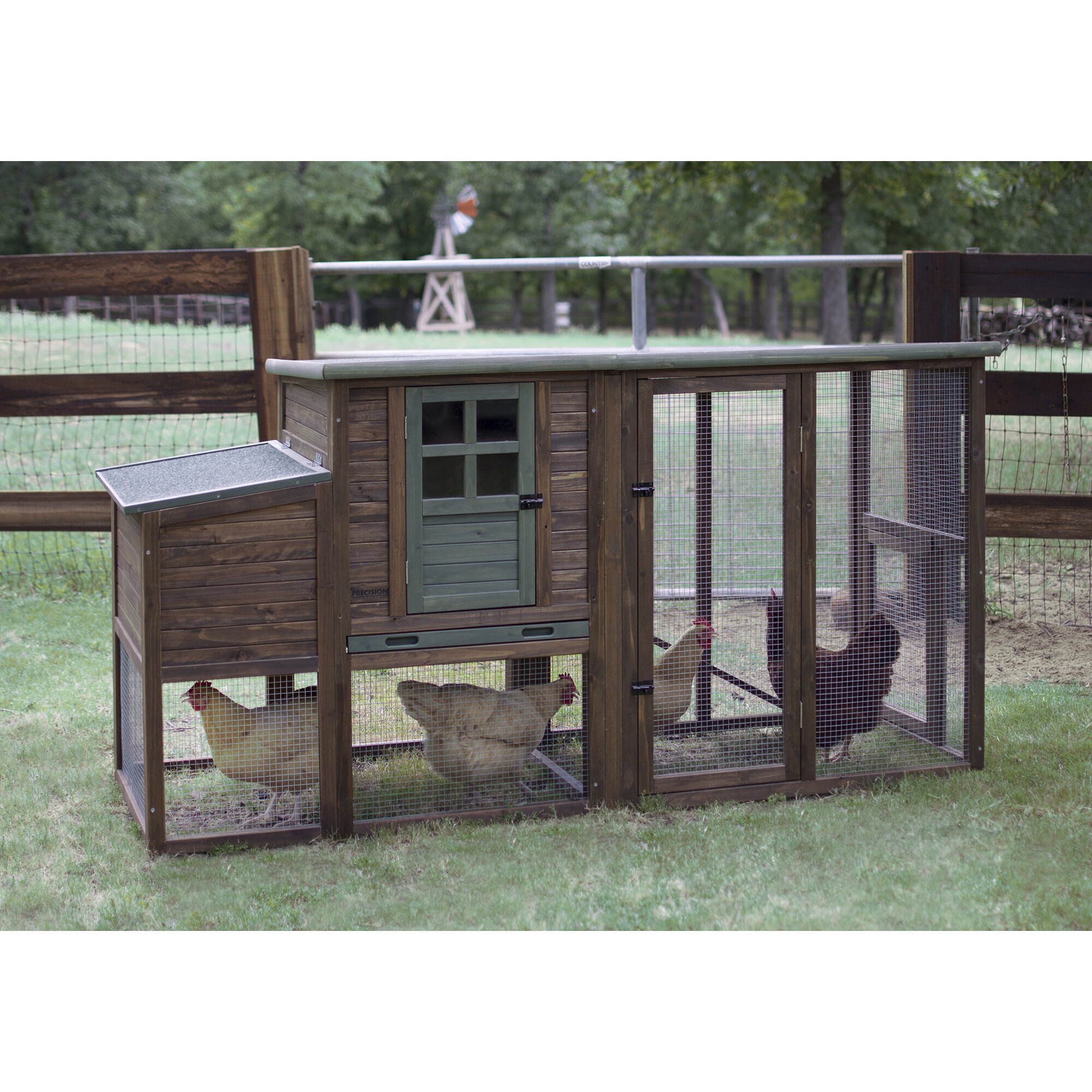 Precision Pet Hen House II Chicken Coop with Roosting Bar ...