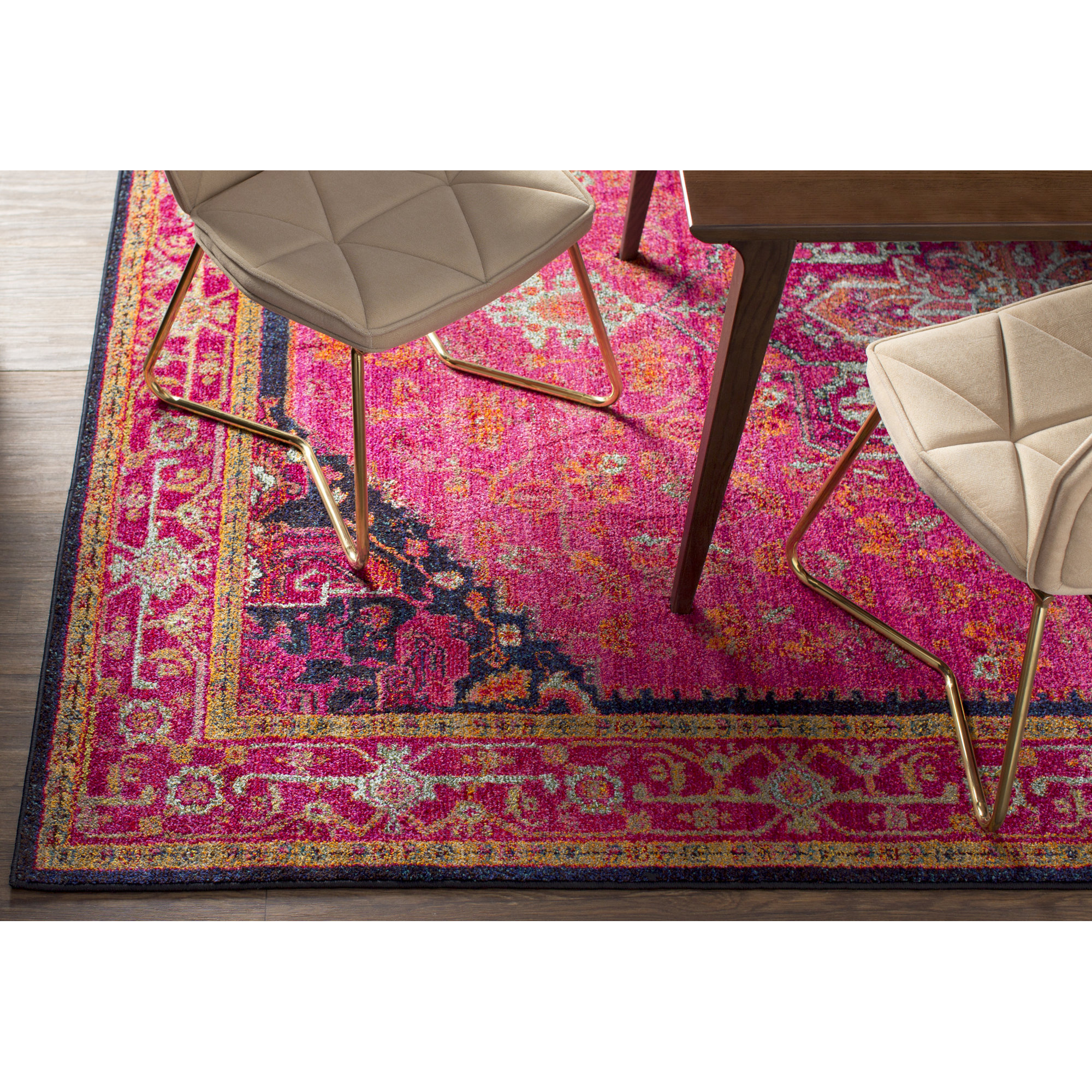 Denali Pink/Blue Area Rug & Reviews Joss & Main