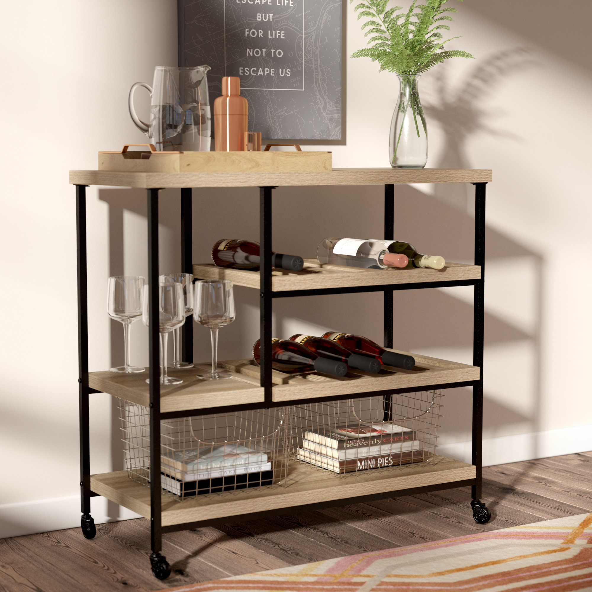 Uncategorized Comet Kitchen Appliances mercury row comet kitchen cart with wooden top reviews wayfair top