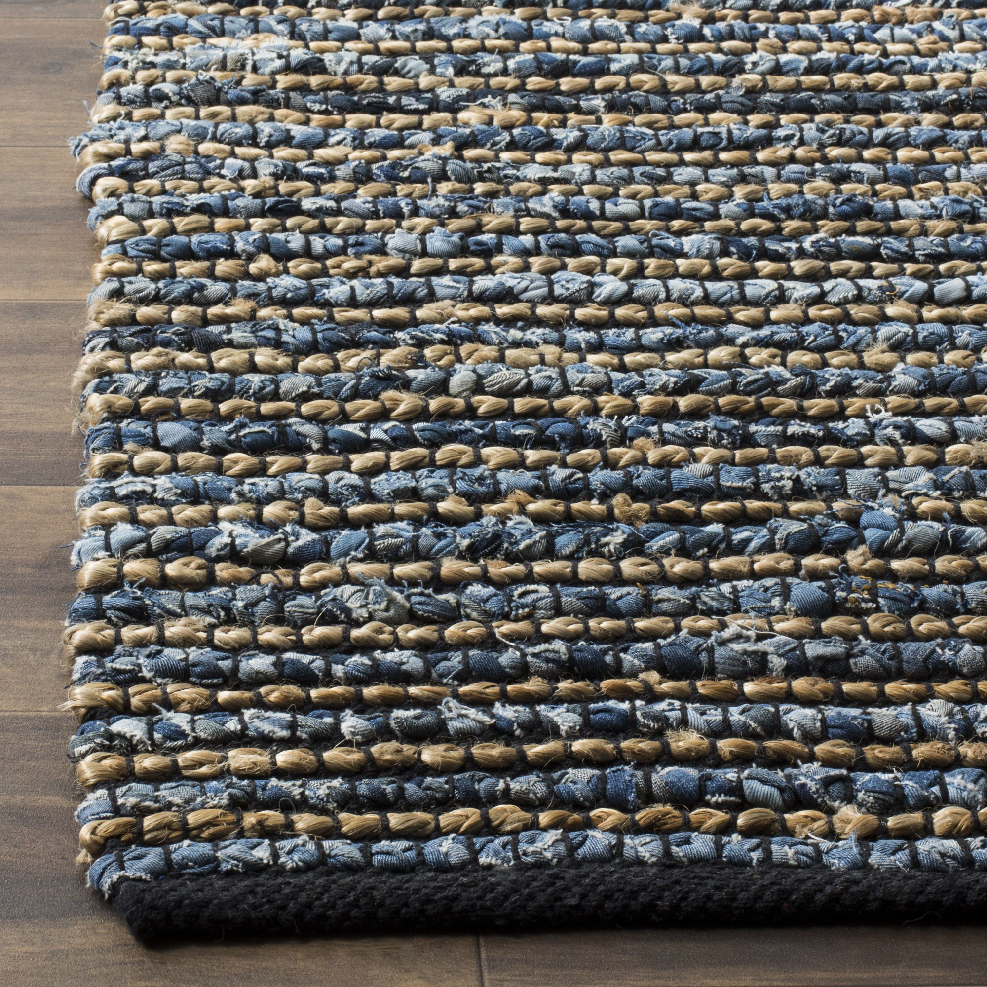 Beachcrest Home™ Littleton Dark Blue/Tan Area Rug & Reviews Wayfair