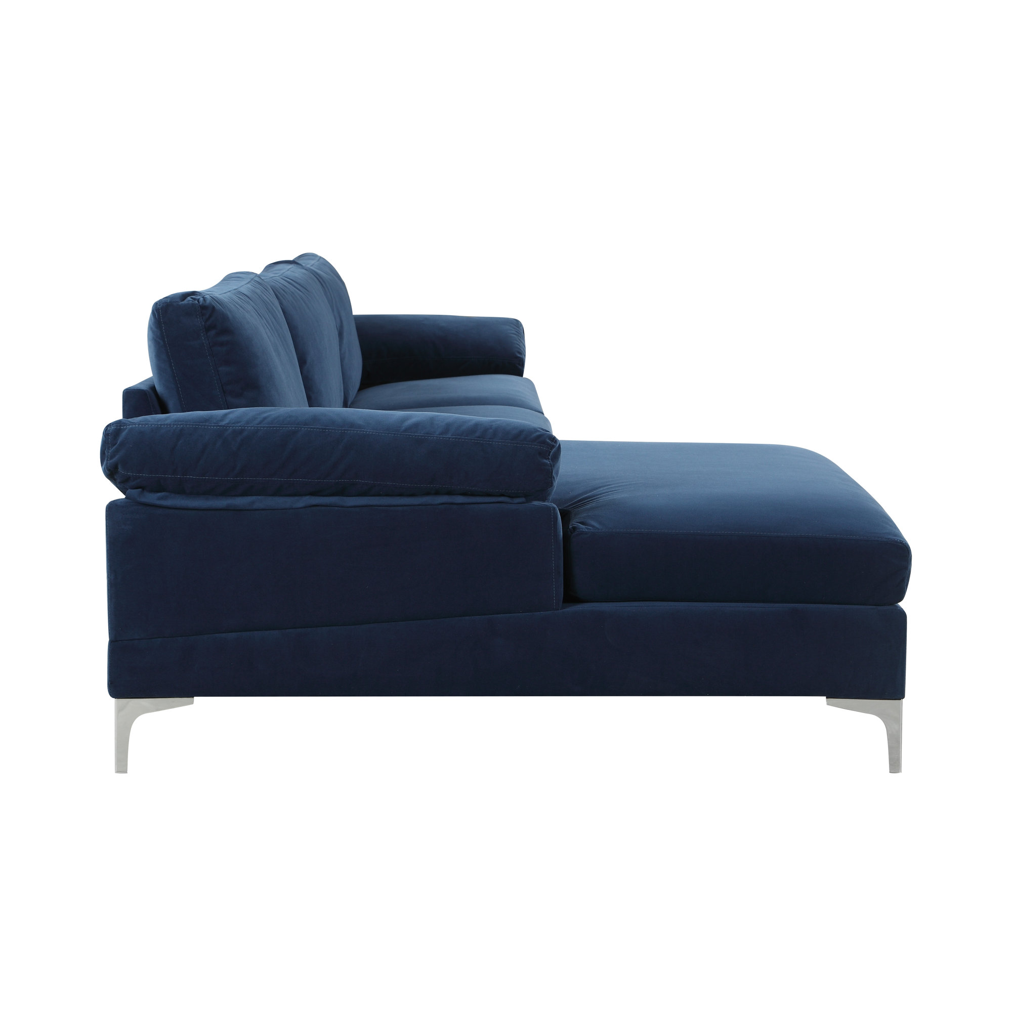 Kailey Modern Velvet Fabric Sectional Sofa With Chaise Lounge - Kailey Modern Velvet Fabric Sectional Sofa With Chaise Lounge kailey modern velvet fabric sectional sofa with chaise lounge - kailey modern velvet fabric sectional sofa with chaise lounge
