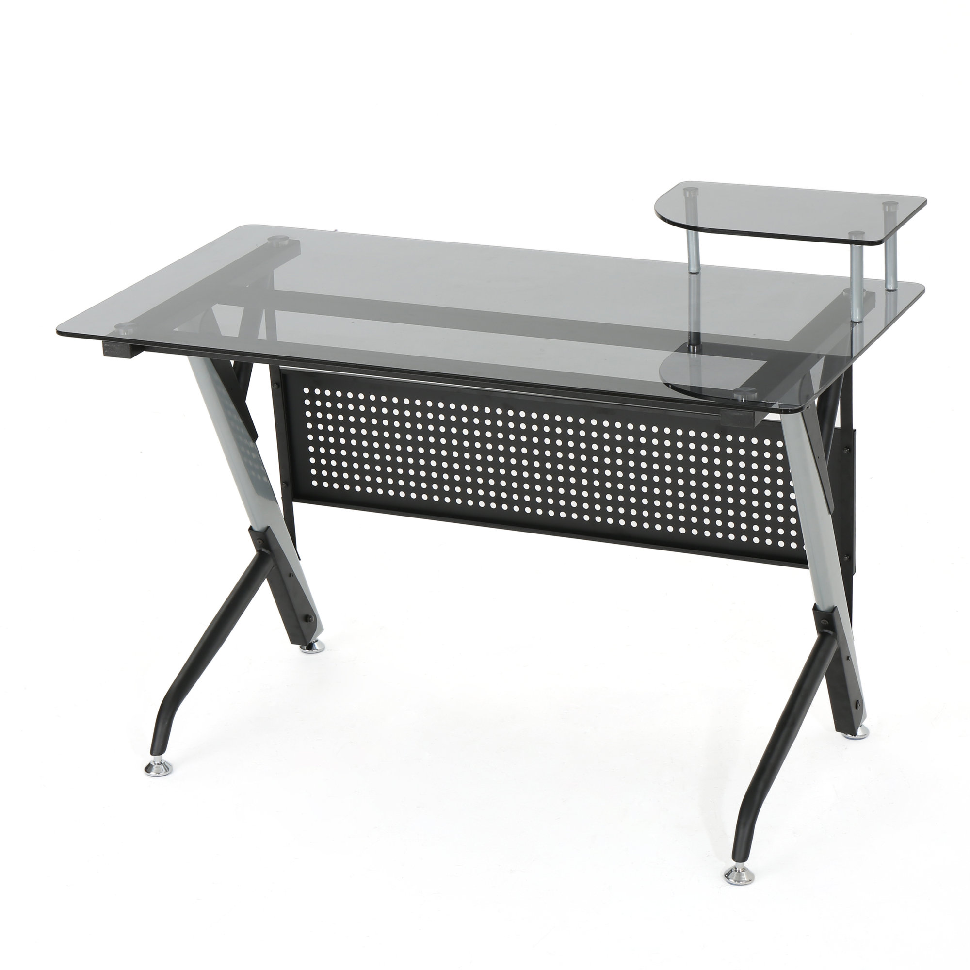 Symple Stuff Tempered Glass Writing Desk Wayfair - Tempered Glass Writing Desk symple stuff tempered glass writing desk wayfair - tempered glass writing desk