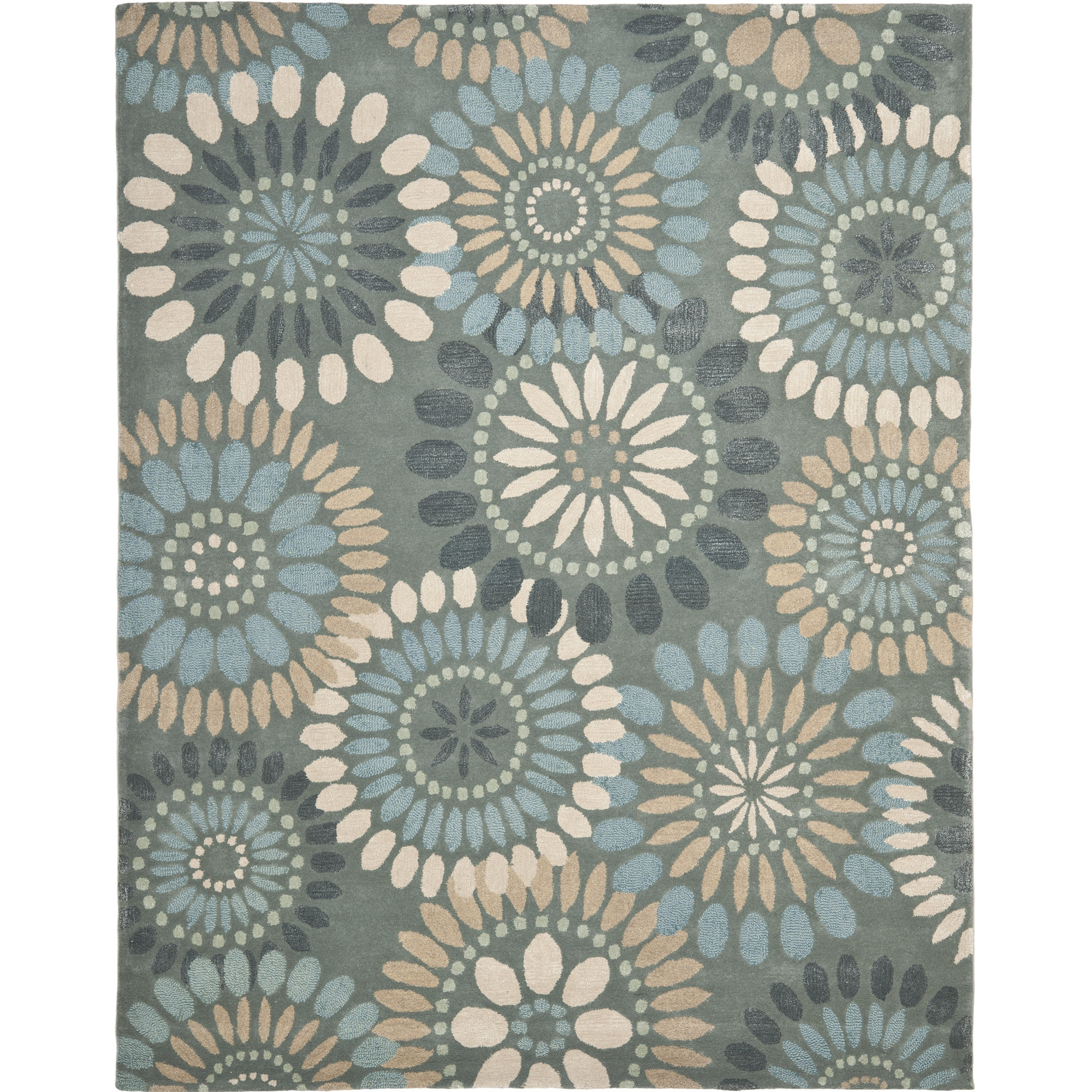 Safavieh Jardin Grey & Blue Floral Area Rug & Reviews Wayfair