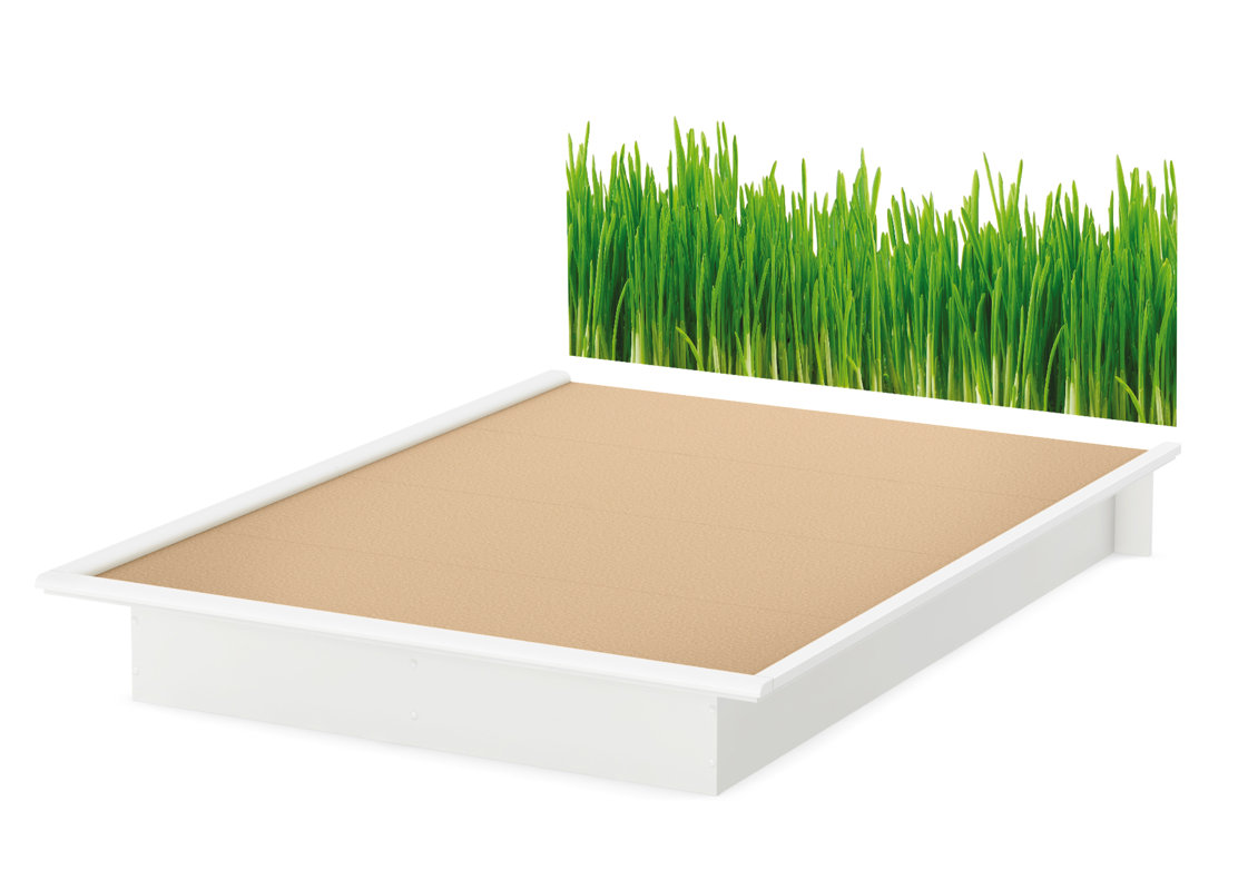 South Shore Step One Grass Headboard Queen Platform Bed Reviews - Defaultname south shore step one grass headboard queen platform bed reviews - defaultname