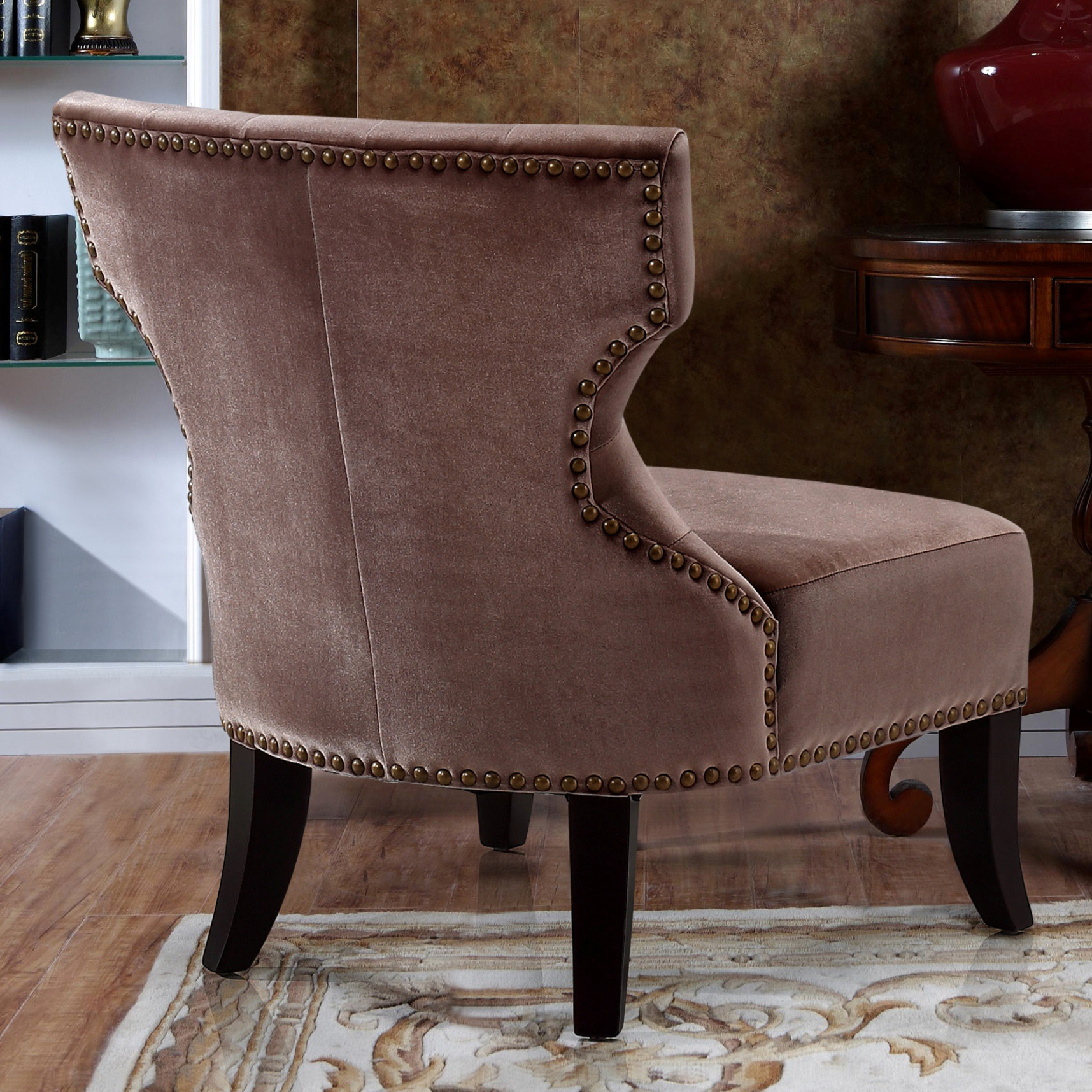 Simpli Home Kitchener Slipper Chair & Reviews Wayfair