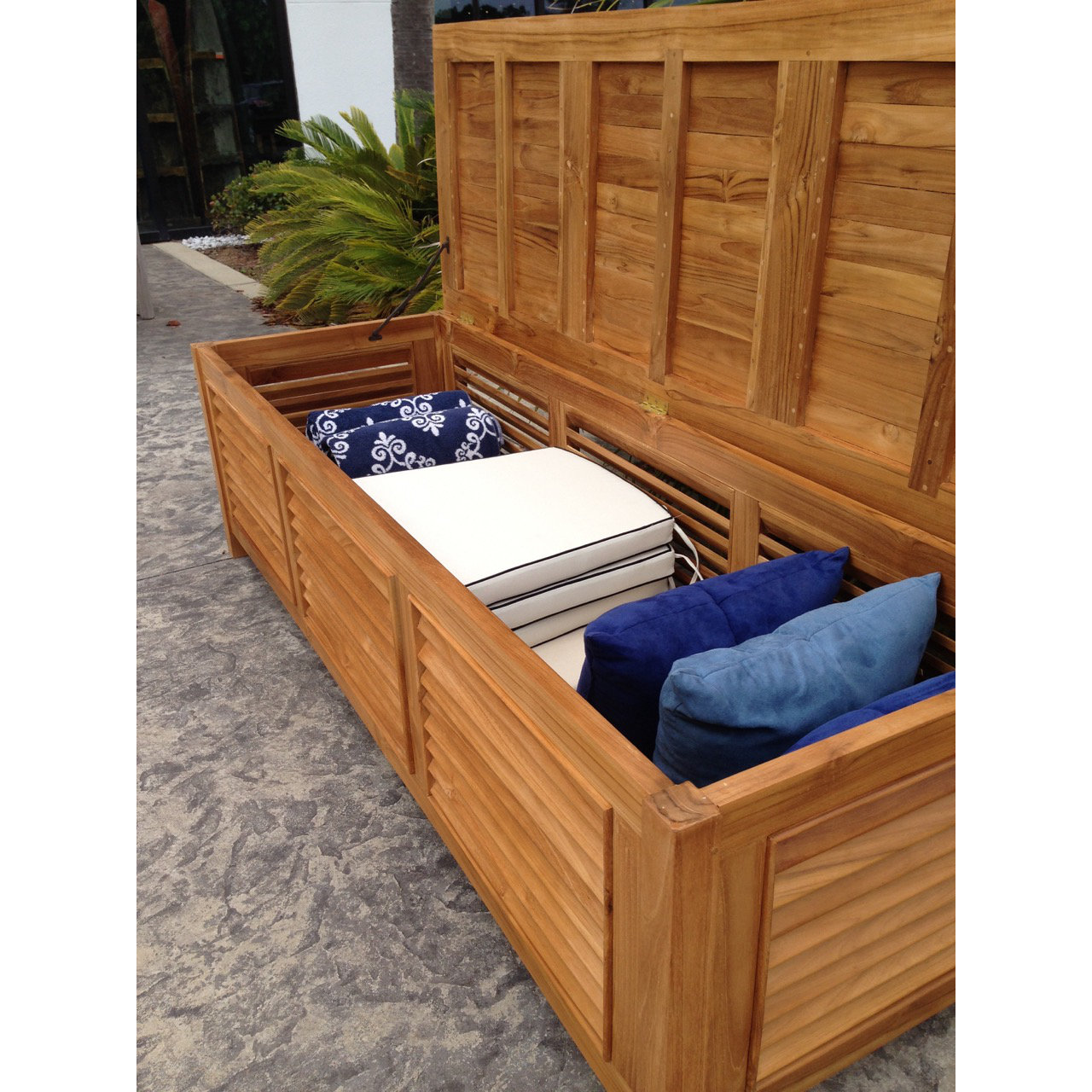 ChicTeak Manhattan Teak Deck Box & Reviews Wayfair