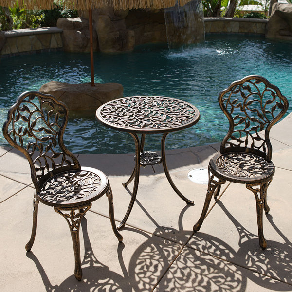 Belleze 3 Piece Bistro Set & Reviews Wayfair