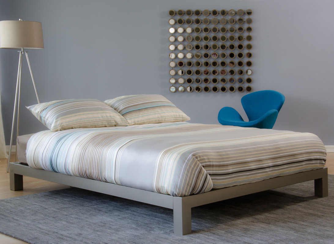 Modern Metal Beds Allmodern - Giacinto Platform Bed modern metal beds allmodern - giacinto platform bed