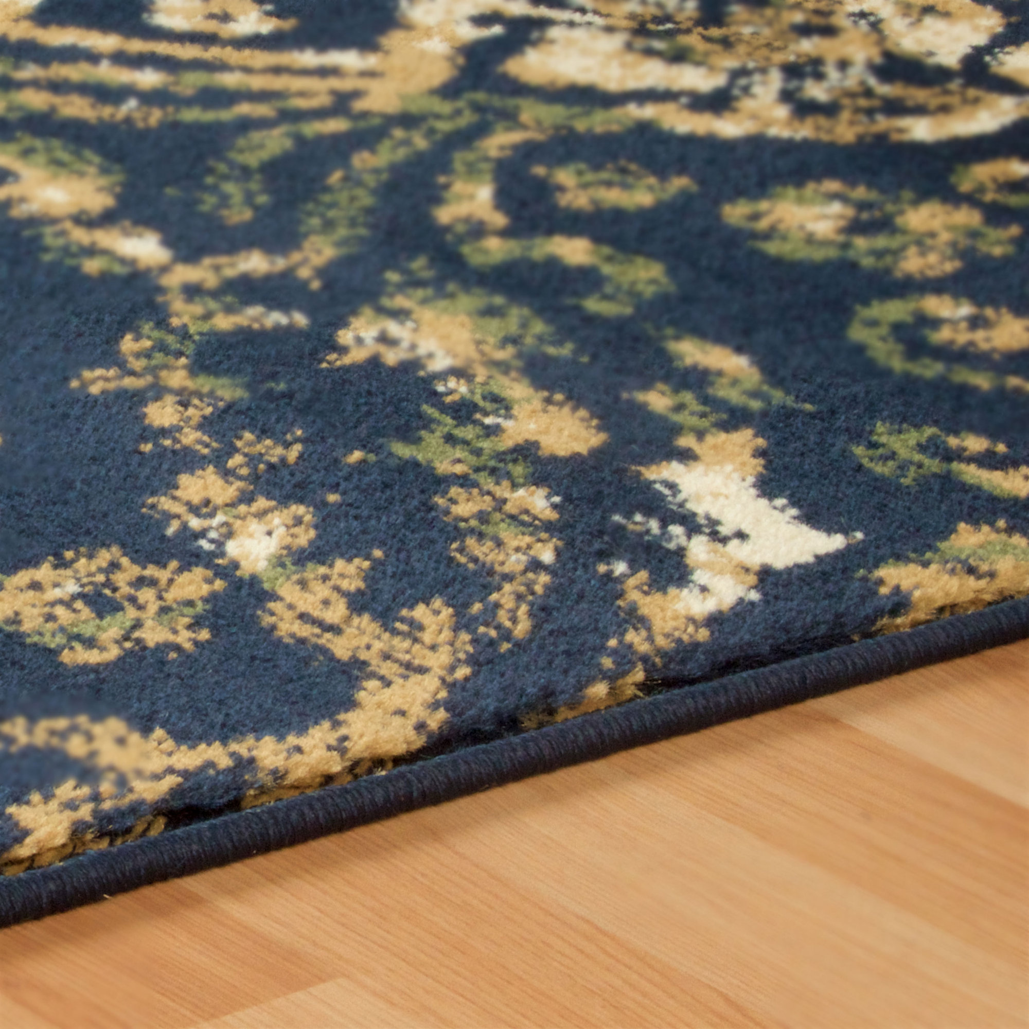Bloomsbury Market Goshen Navy Blue/Beige Area Rug Wayfair.ca