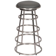 Brushed Nickel Bar Stools | Wayfair - Ringo 26