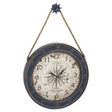 Nautical Wall Clocks You'll Love | Wayfair Nautical Wall Clocks You'll Love | Wayfair - Adrift Oversized 24
