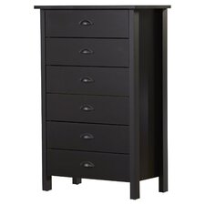 Black Dressers & Chest of Drawers You'll Love | Wayfair - Ashton 6 Drawer Chest