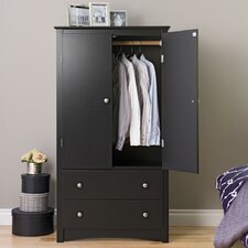  Wanda 2 Door Armoire  by Latitude Run 