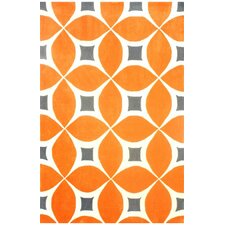 Modern Area Rugs | AllModern - Stoltenberg Hand-Woven Deep Orange Area Rug