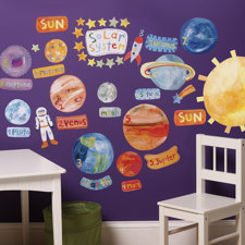 Solar System Interactive Wall Decal