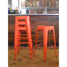 Orange Bar Stools You'll Love | Wayfair - Loft Metal 30