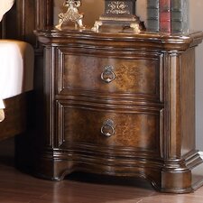 Woven Wood Nightstand | Wayfair