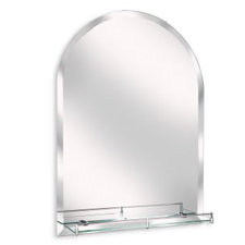 Arch Wall Mirror with Glass Shelf by Erias Home Designs Best Buy. Arch Wall Mirror with Glass Shelf by Erias Home Designs Best Buy.