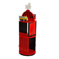 Revolving Kids Bookcases You Ll Love Wayfair Quick View Firefighter Revolving 37 Bookcase