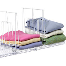 Best Closet Shelf Dividers Roselawnlutheran Closetmaid Stefan Storage Shelf Anizer