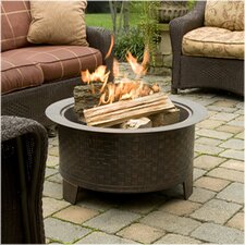 Cast Iron Outdoor Fireplaces & Fire Pits You'll Love | Wayfair - Woven Cast iron Wood Burning Fire pit