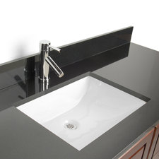Modern Bathroom Sinks | AllModern Vitreous China Rectangular Undermount Bathroom Sink with Overflow Modern Bathroom Sinks | AllModern Vitreous China Rectangular Undermount Bathroom Sink with Overflow