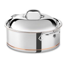  6-qt. Copper Round Roaster Braiser with Lid  by All-Clad 
