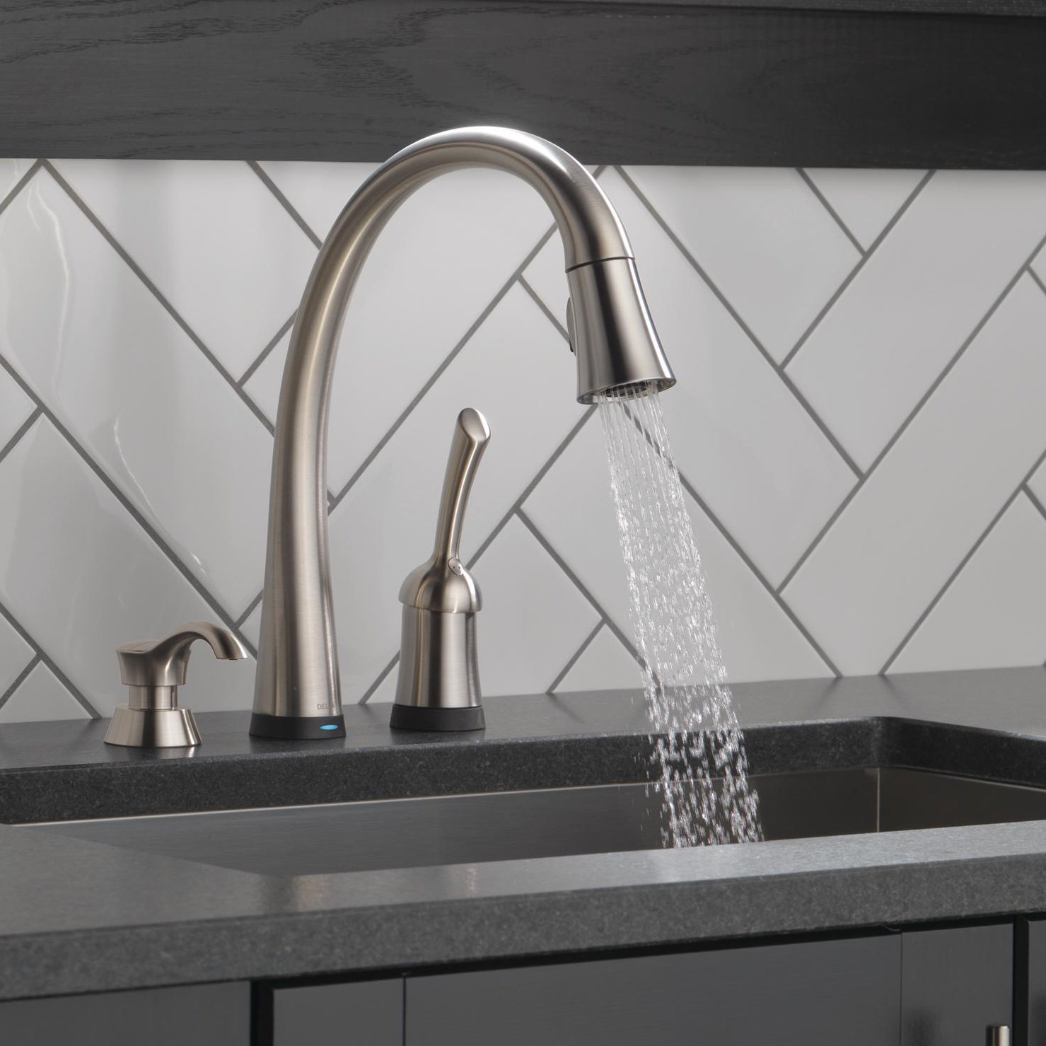 delta pilar single handle standard kitchen faucet with delta pilar single handle standard kitchen faucet with