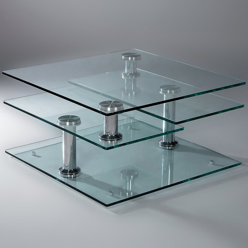 creative images international motion glass coffee table & reviews creative images international motion glass coffee table & reviews