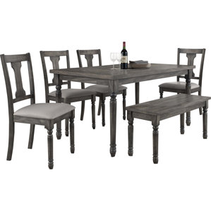 bench kitchen & dining room sets you'll love | wayfair bench kitchen & dining room sets you'll love | wayfair