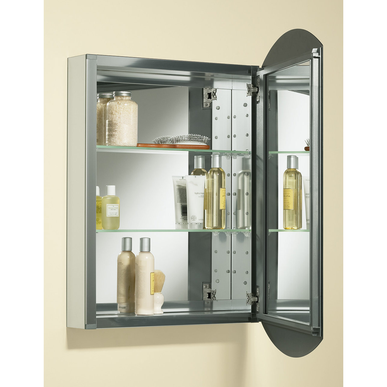 Archer 20 X 31 Aluminum Wall Mount Medicine Cabinet With Archer 20 X 31 Aluminum Wall Mount Medicine Cabinet With Mirrored Door