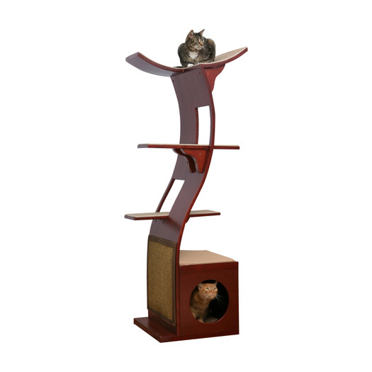 The Refined Feline 69" Lotus Cat Tree & Reviews AllModern