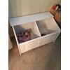 toy box with section divider