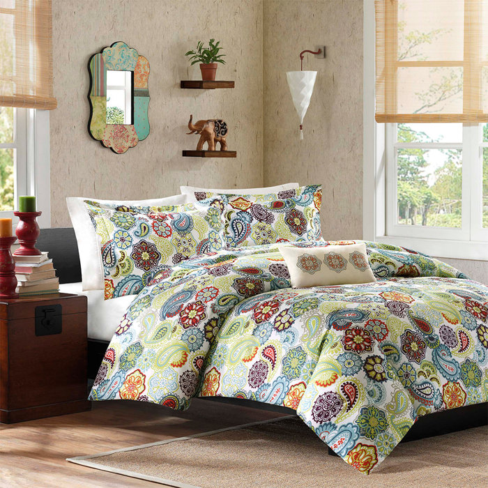 Duvet Cover Sets You Ll Love Wayfair Tamil 4 Piece Duvet Cover Set