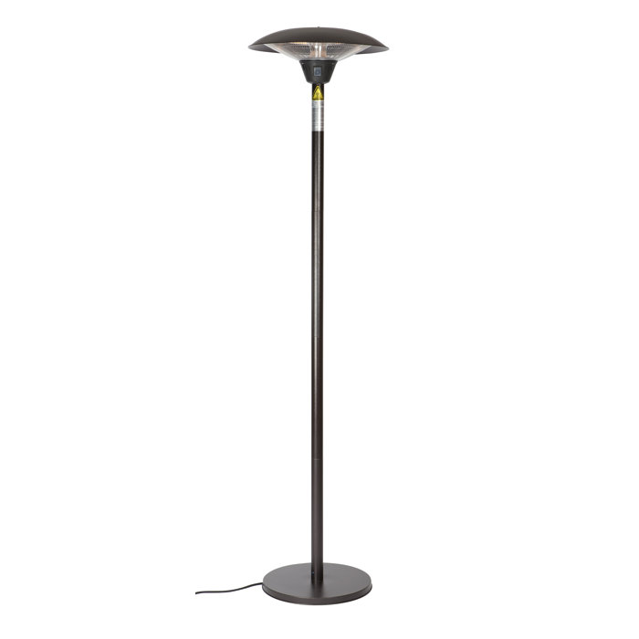 Fire Sense Frisco Halogen 1500 Watt Electric Patio Heater Fire Sense Frisco Halogen 1500 Watt Electric Patio Heater Reviews Wayfair