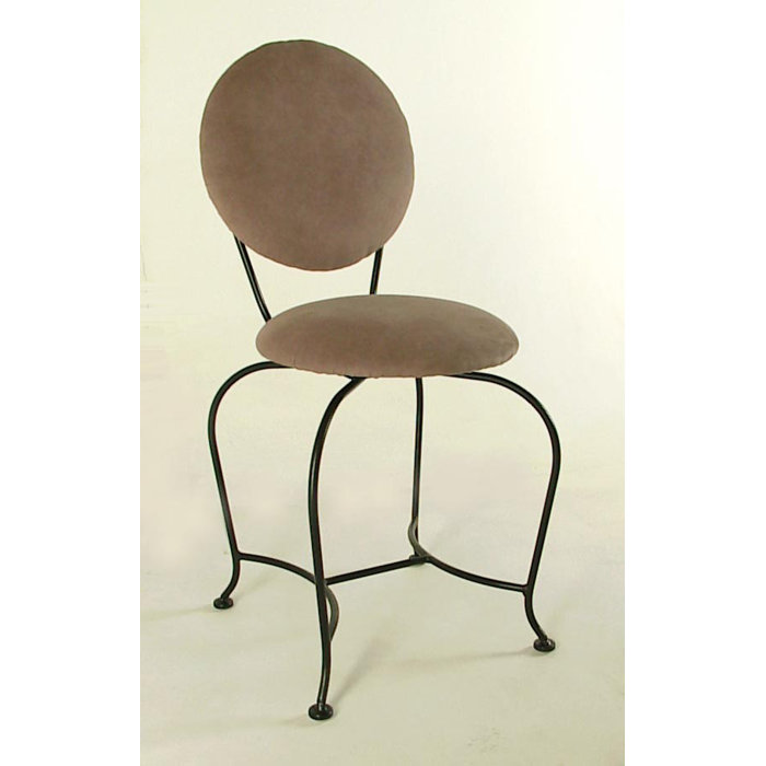 Grace Vanity Swivel Stool with Back & Reviews | Wayfair Grace Vanity Swivel Stool with Back & Reviews | Wayfair