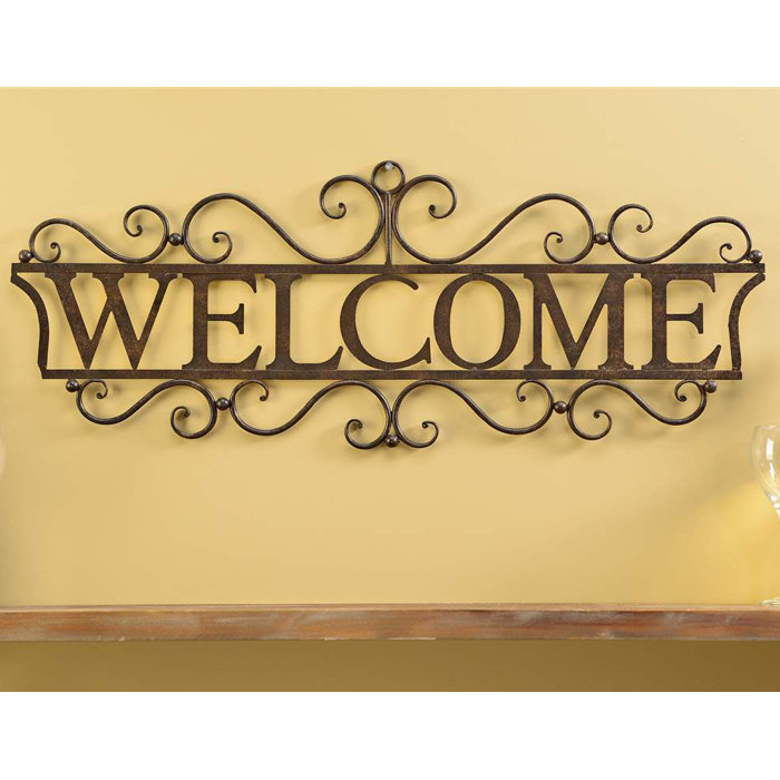 Welcome Wall Decor giftcraft welcome wall decor & reviews | wayfair Welcome Wall Decor giftcraft welcome wall decor & reviews | wayfair