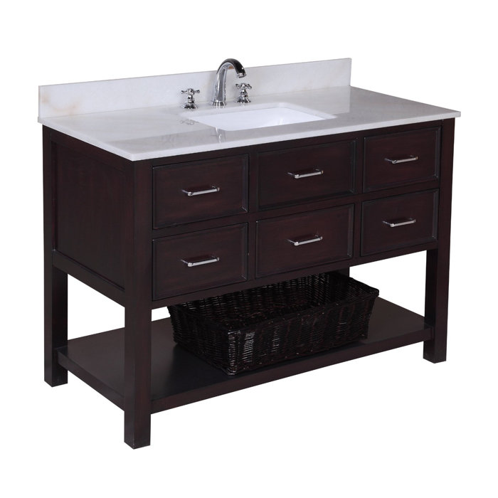Custom Bathroom Vanities Nh kbc new hampshire 48" single bathroom vanity set & reviews | wayfair Custom Bathroom Vanities Nh kbc new hampshire 48" single bathroom vanity set & reviews | wayfair