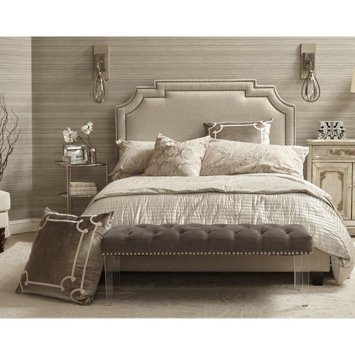 darby home co galway tiered clipped corner queen upholstered panel bed reviews wayfair - Garden Furniture Galway darby home co galway tiered clipped corner queen upholstered panel bed reviews wayfair - Garden Furniture Galway
