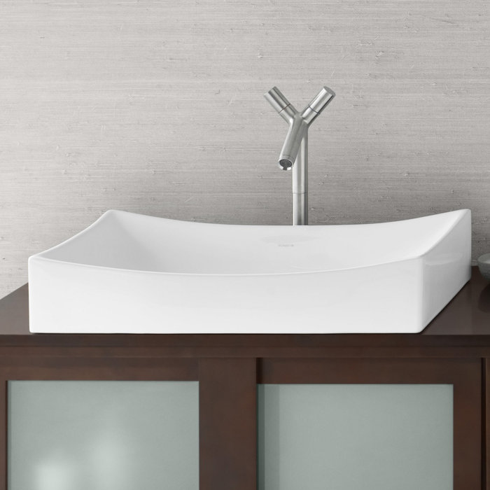 Ronbow Bathroom Sinks ronbow status rectangular vessel bathroom sink & reviews | wayfair Ronbow Bathroom Sinks ronbow status rectangular vessel bathroom sink & reviews | wayfair