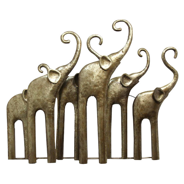 Elephant Wall Decor world menagerie gold elephants sculpture wall décor & reviews Elephant Wall Decor world menagerie gold elephants sculpture wall décor & reviews