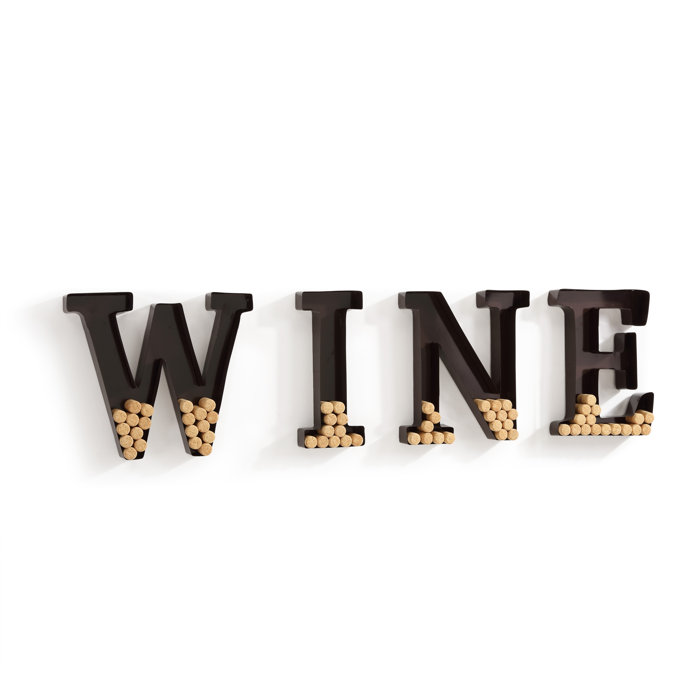 Wine Cork Holder Wall Decor laurel foundry modern farmhouse brown metal wall mount "wine Wine Cork Holder Wall Decor laurel foundry modern farmhouse brown metal wall mount "wine