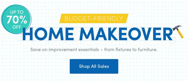 Save Up to 70% OFF Budget-Friendly Home Makeover at Wayfair