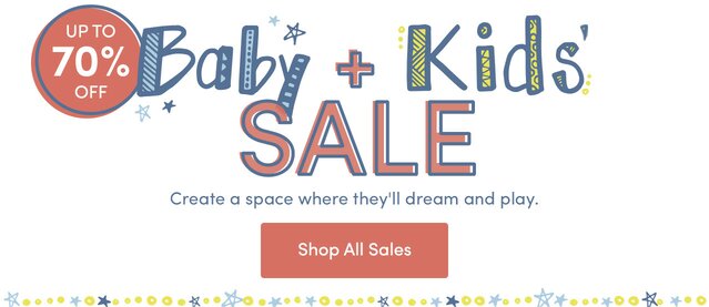 Save Up to 70% off Baby+Kids Sale at Wayfair